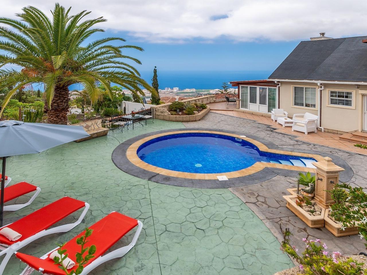 Villa Carlitos Vistas Al Mar Y A La Montana Costa Adeje  Luaran gambar