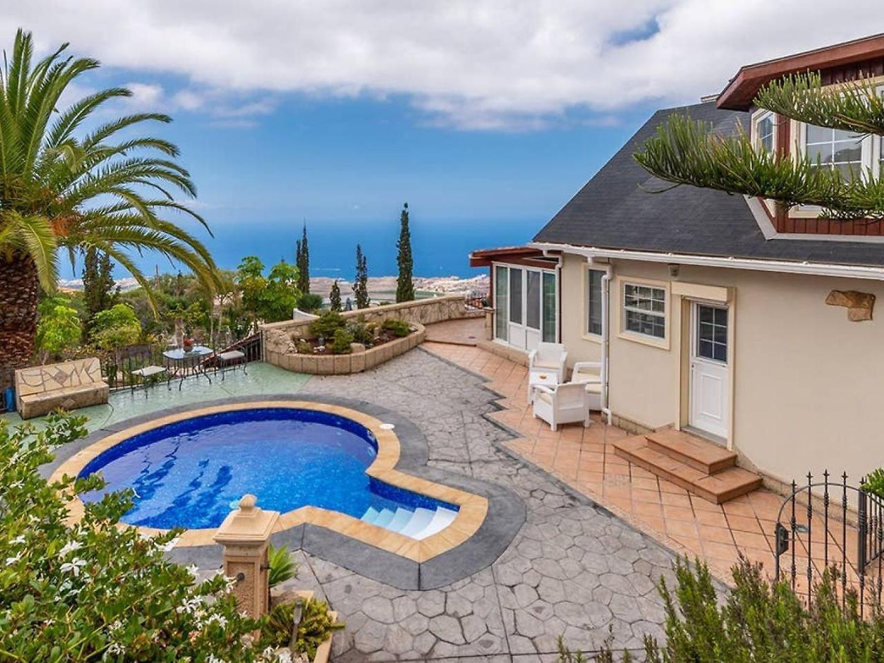 Villa Carlitos Vistas Al Mar Y A La Montana Costa Adeje  Luaran gambar